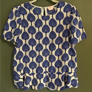 Kate Spade | Florence Broadhurst Fan Print Silk Top